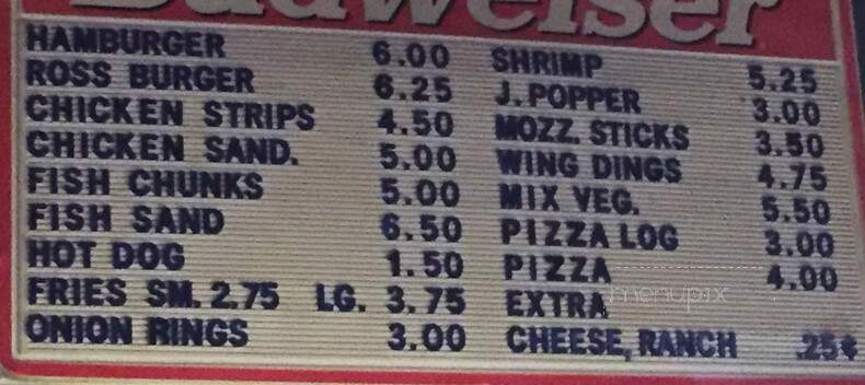 Friendly Tavern - Steubenville, OH menu_pic