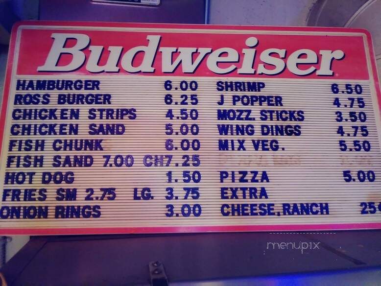 Friendly Tavern - Steubenville, OH menu_pic