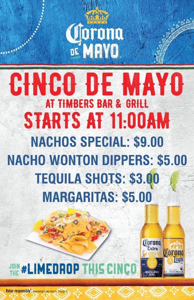 The Timbers Bar & Grill - Saint Germain, WI menu_pic