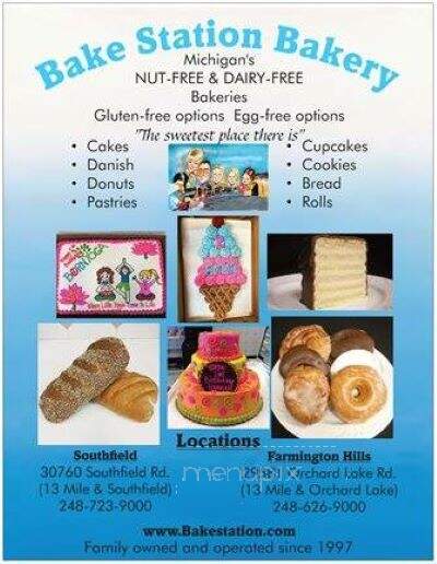 Bake Station Too- NUT & DAIRY FREE - Farmington Hills, MI
