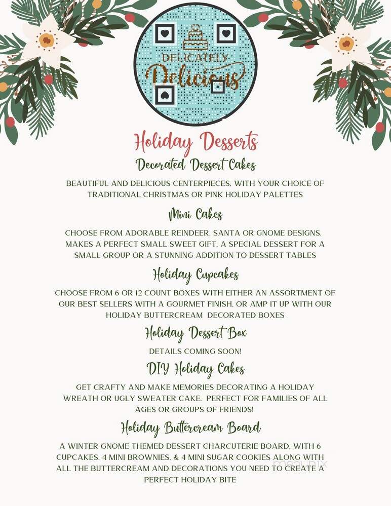 Delicately Delicious - Cedarburg, WI menu_pic