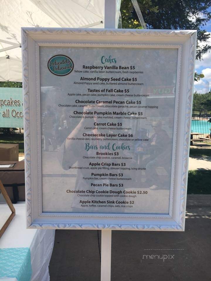 Delicately Delicious - Cedarburg, WI menu_pic