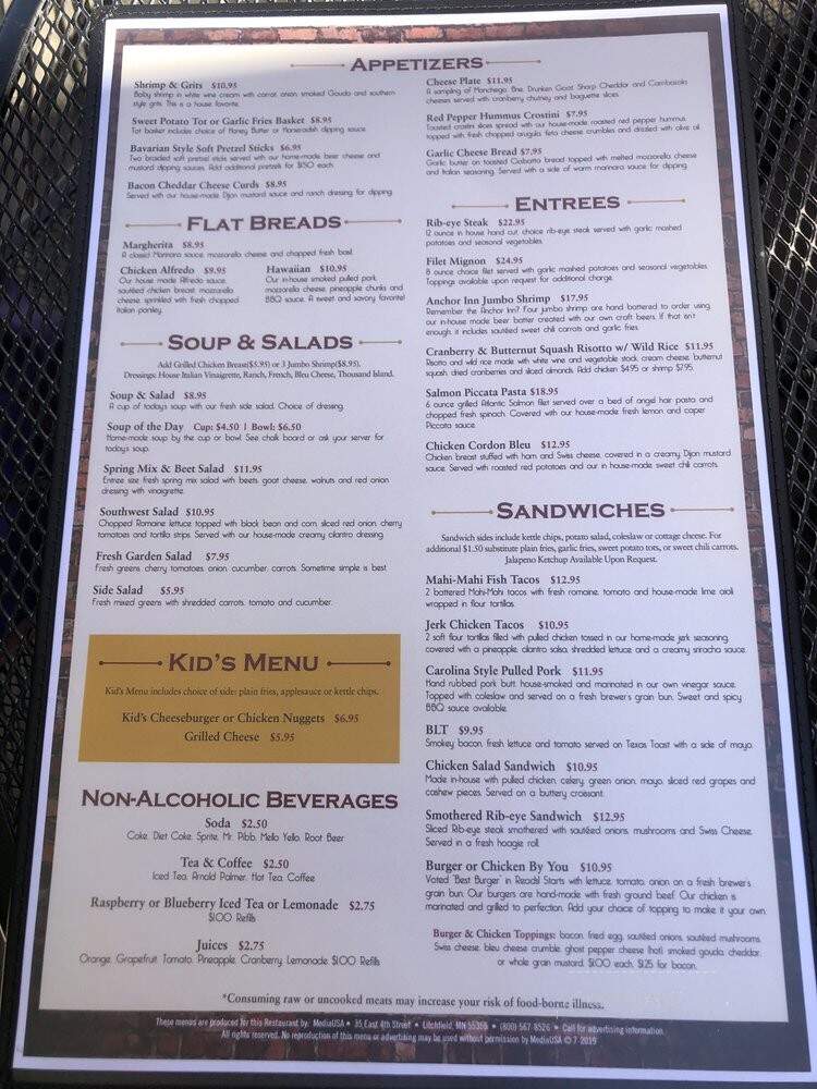 Reads Landing Brewing Company - Reads Landing, MN menu_pic