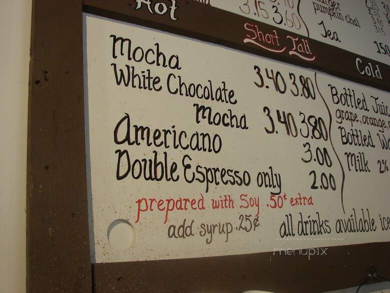 Z's Bakery & Java Hut - Waupaca, WI menu_pic