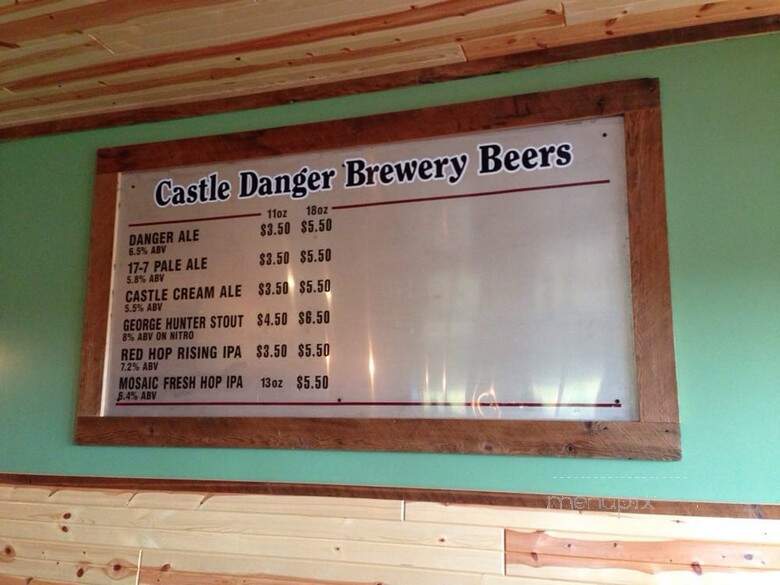 Castle Danger Brewery - Two Harbors, MN menu_pic
