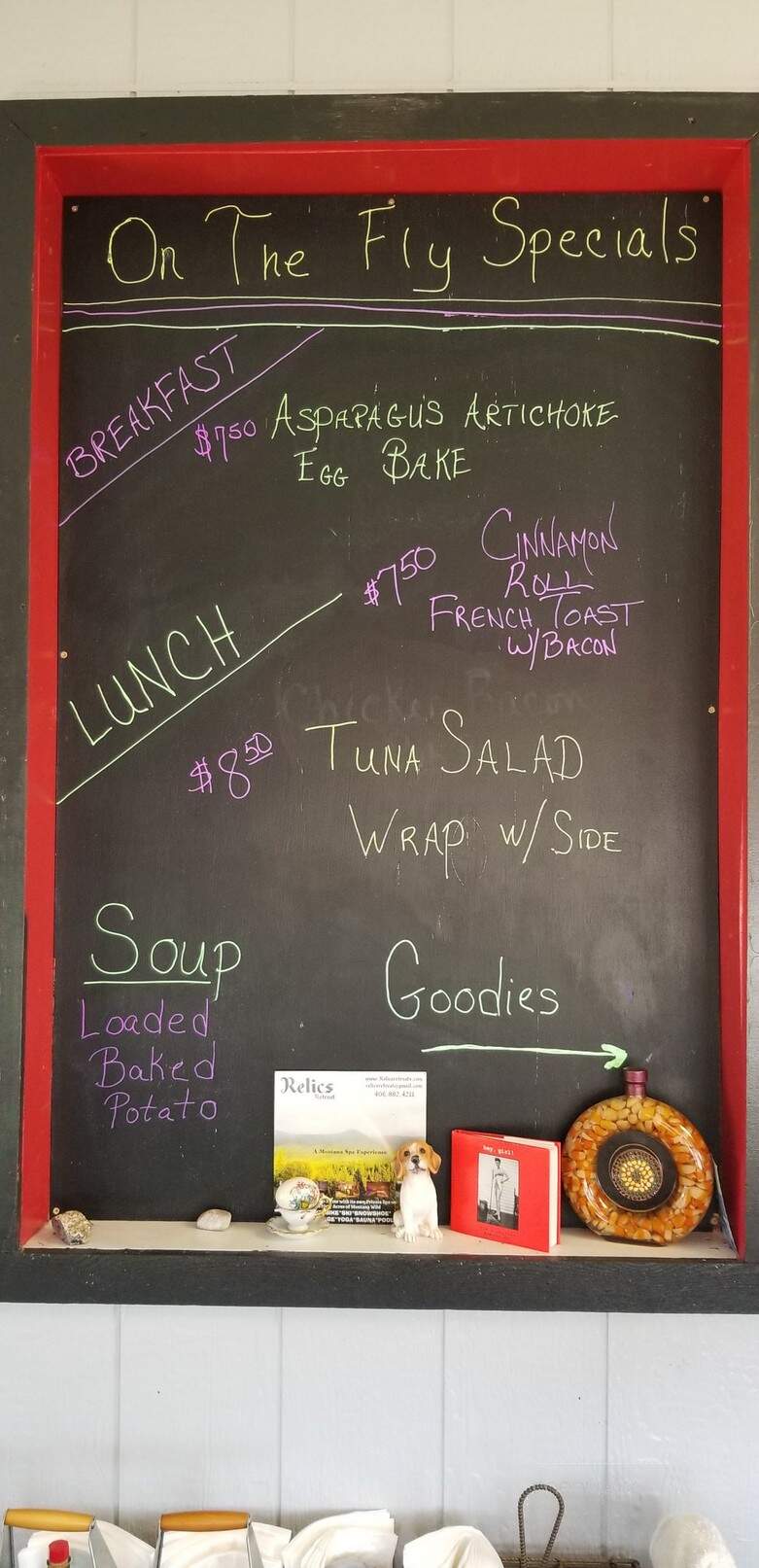 On The Fly - Fortine, MT menu_pic
