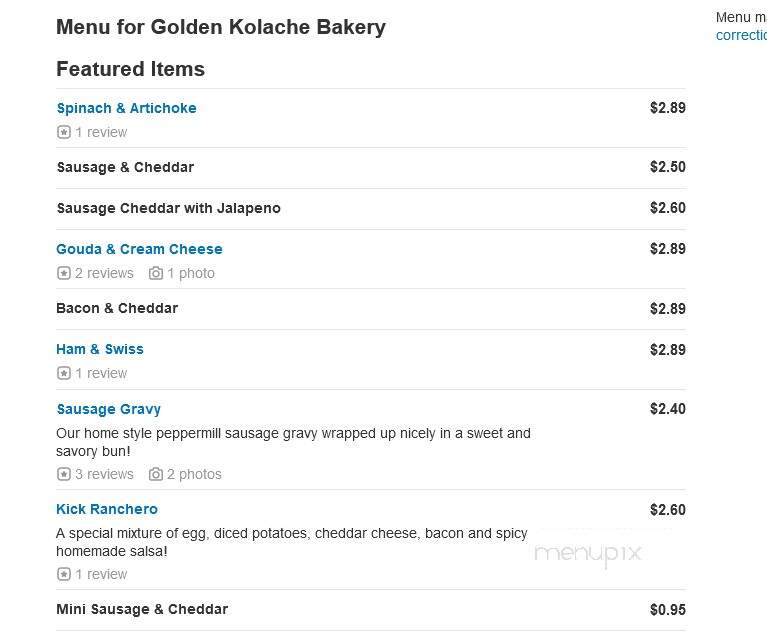 Golden Kolache Bakery - Fayetteville, AR