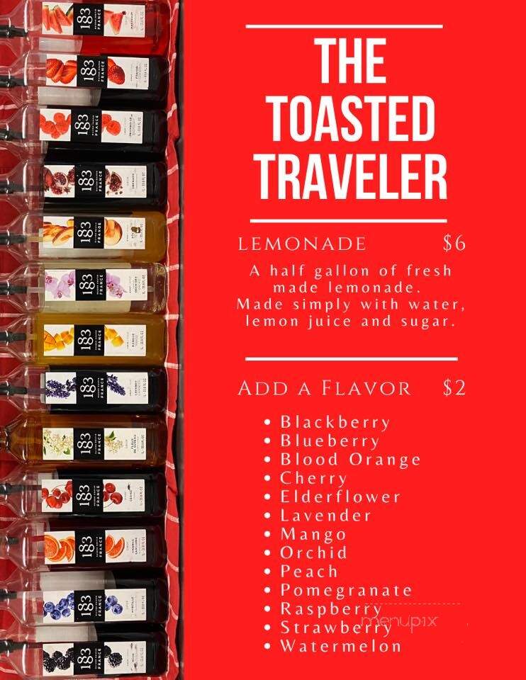 The Toasted Traveler - Abilene, TX menu_pic