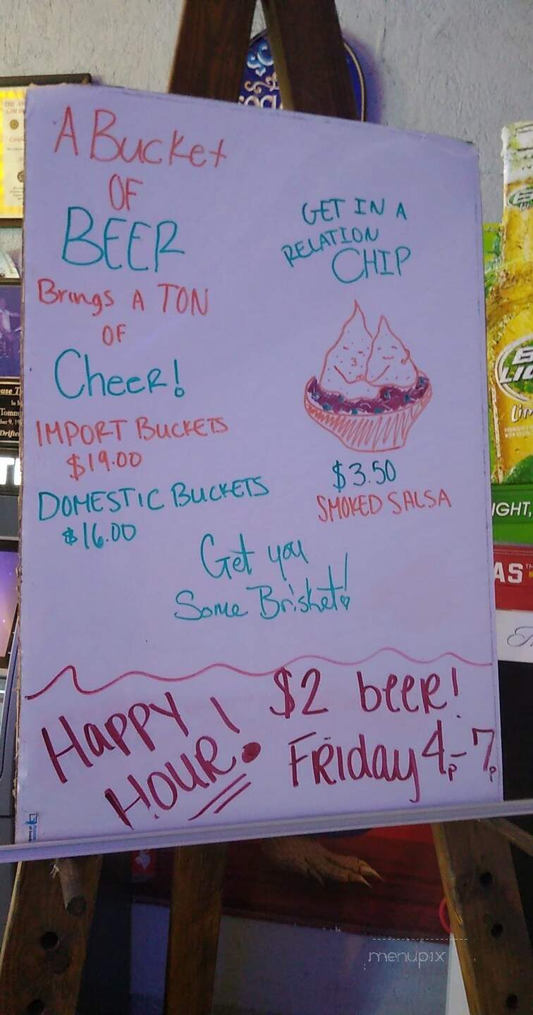 Drifters Ice House - Richards, TX menu_pic