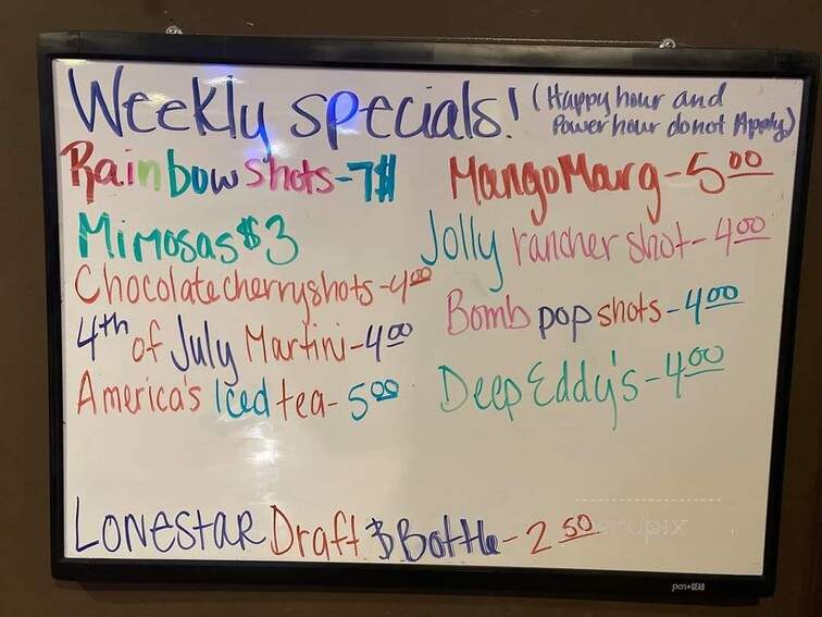 Black Sheep Bar and Grill - San Angelo, TX menu_pic