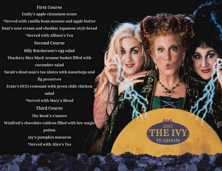 The Ivy Tea Room - Los Ranchos de Albuquerque, NM menu_pic