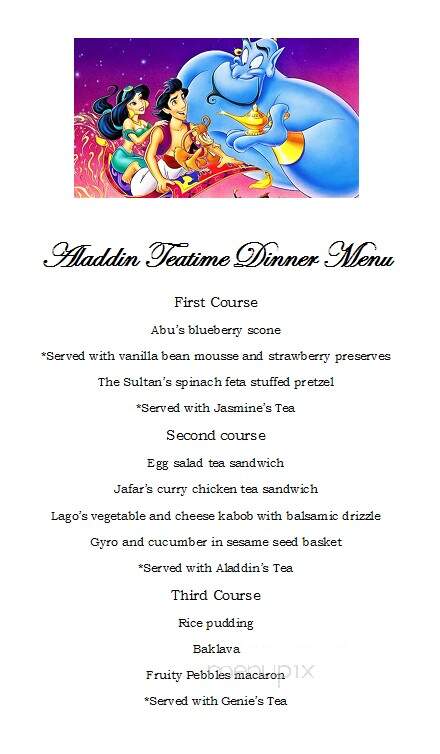 The Ivy Tea Room - Los Ranchos de Albuquerque, NM menu_pic