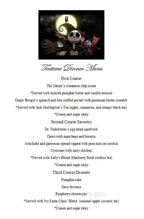 The Ivy Tea Room - Los Ranchos de Albuquerque, NM menu_pic