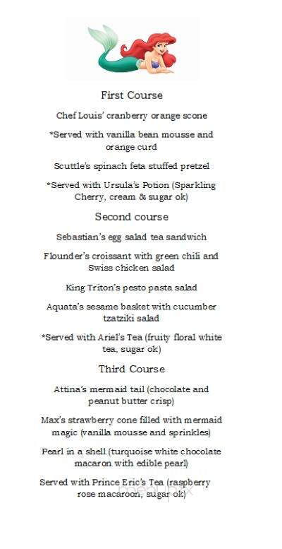 The Ivy Tea Room - Los Ranchos de Albuquerque, NM menu_pic