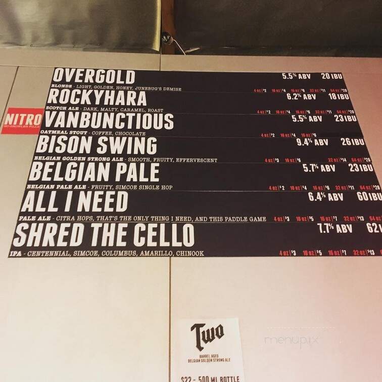 Rowdy's Brew Co - Rancho Cucamonga, CA menu_pic