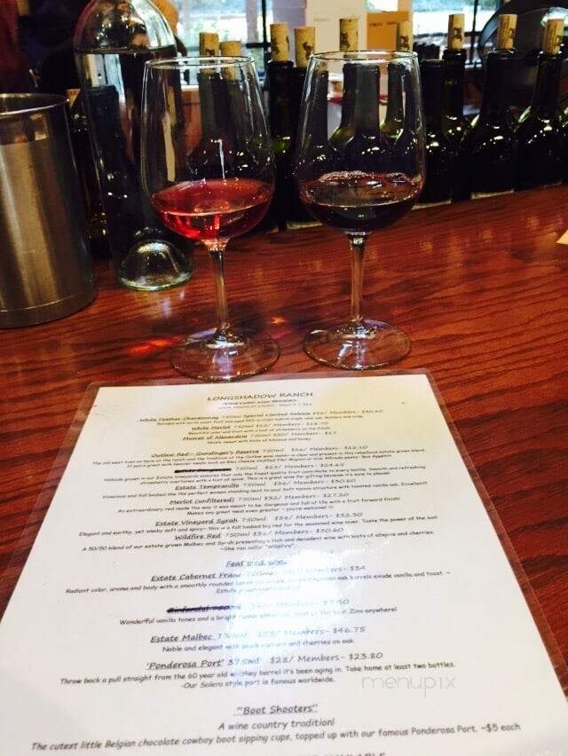 Longshadow Ranch Vineyard And Winery - Temecula, CA menu_pic