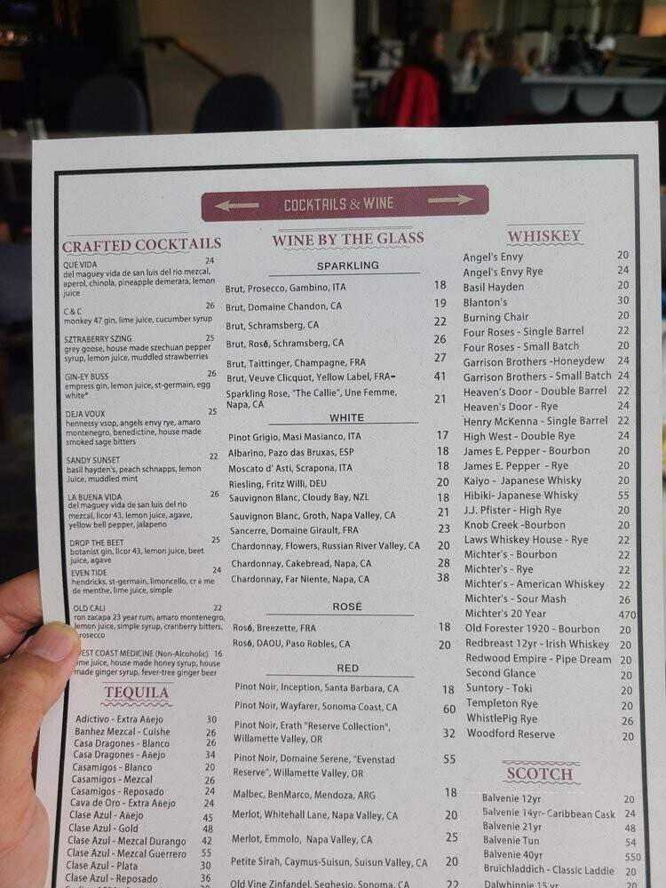 Cast & Plow - Marina del Rey, CA menu_pic
