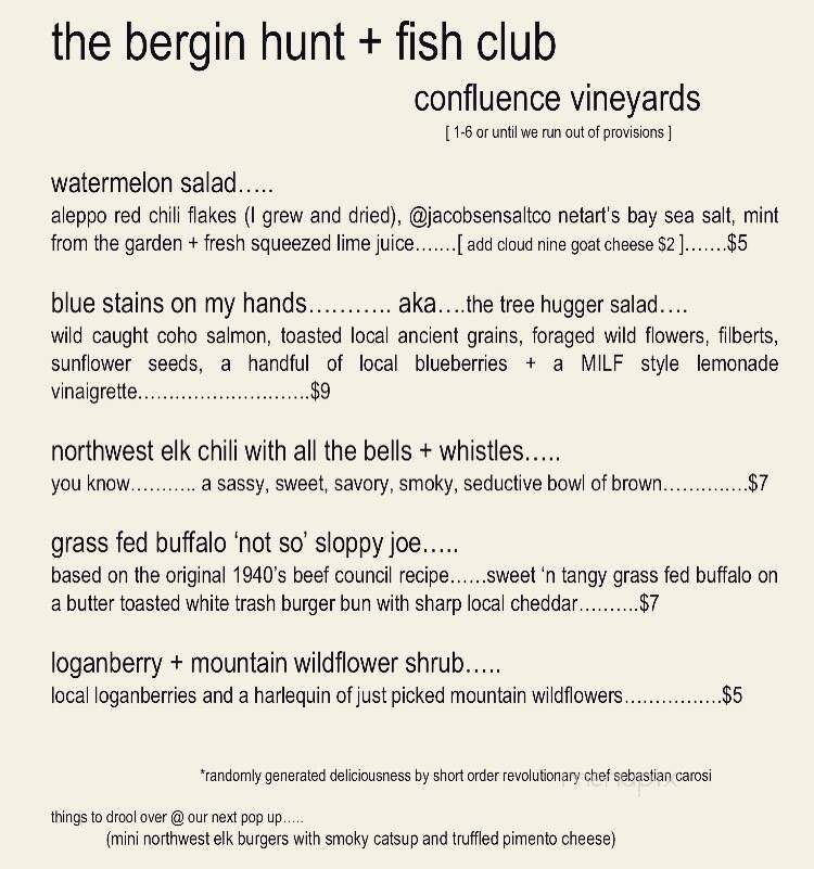 Confluence Winery - Ridgefield, WA menu_pic