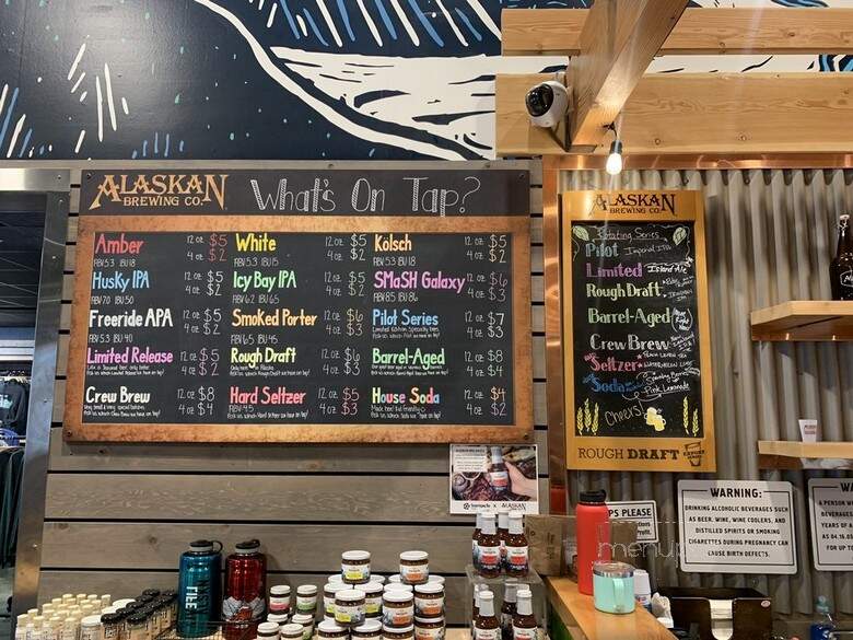 Alaskan Brewing Company - Juneau, AK menu_pic