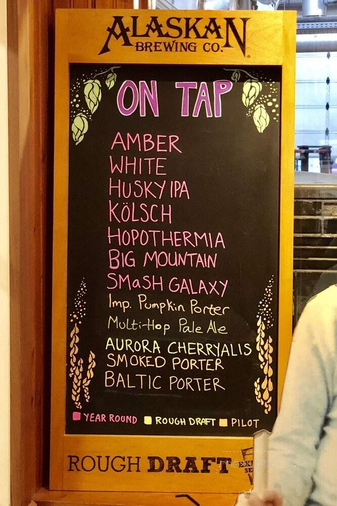 Alaskan Brewing Company - Juneau, AK menu_pic