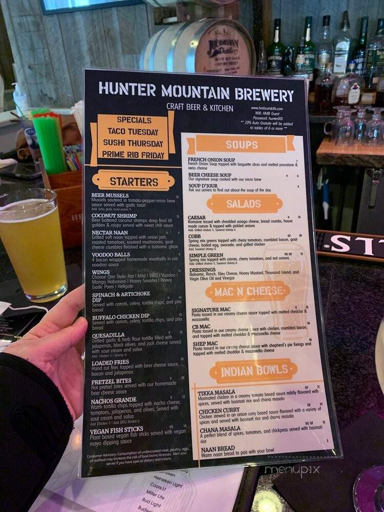 Hunter Mountain Brewery - Hunter, NY