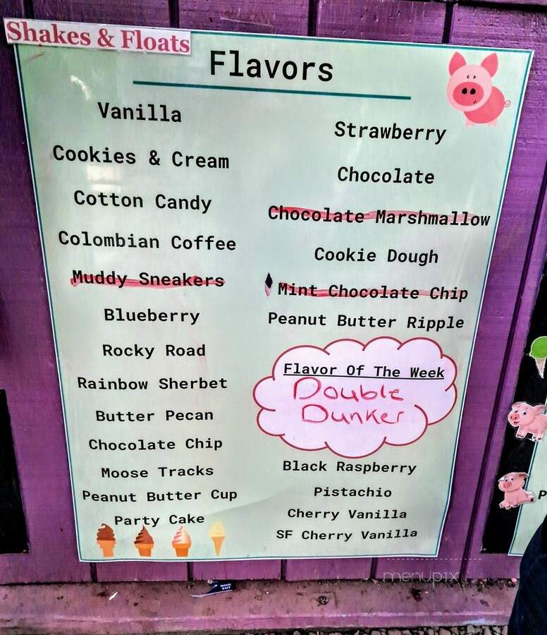 Hog Heaven - Lake Harmony, PA menu_pic