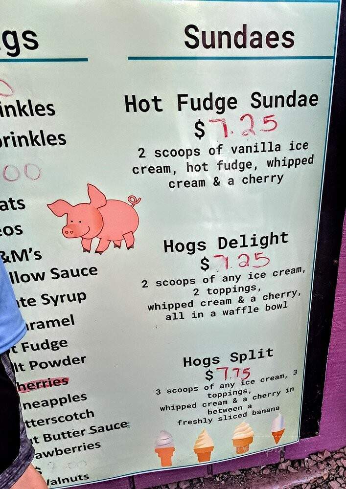 Hog Heaven - Lake Harmony, PA menu_pic