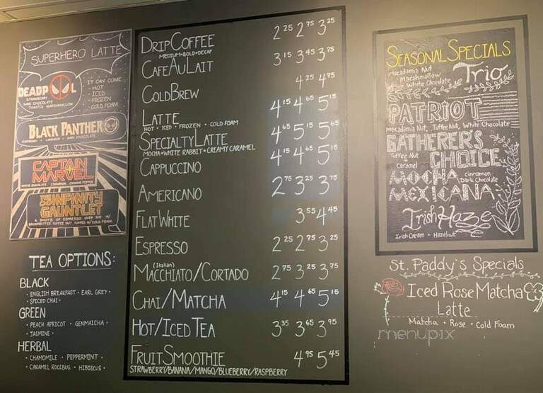 Gathering Grounds Cafe - Fairfax, VA menu_pic