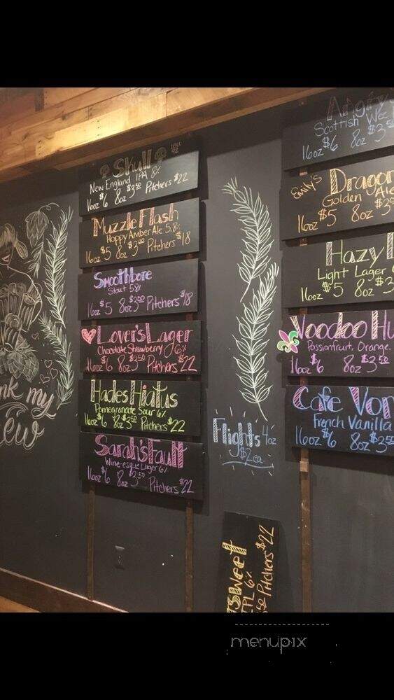 Brass Cannon Brewing - Toano, VA menu_pic