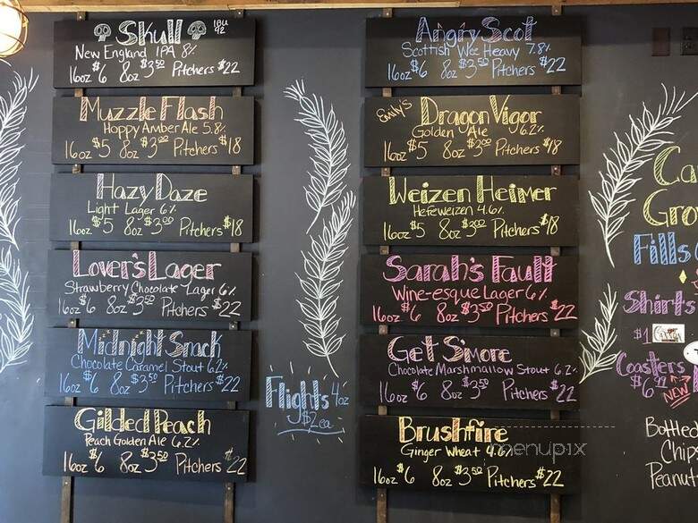 Brass Cannon Brewing - Toano, VA menu_pic