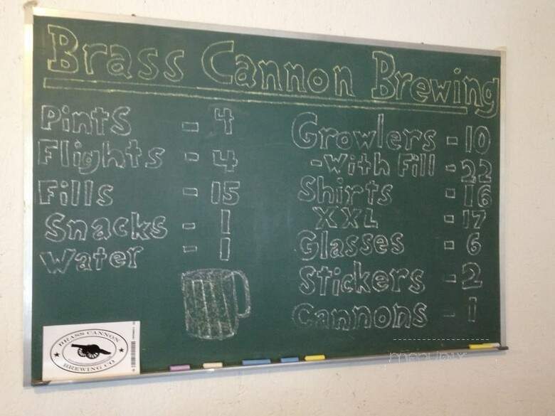 Brass Cannon Brewing - Toano, VA menu_pic
