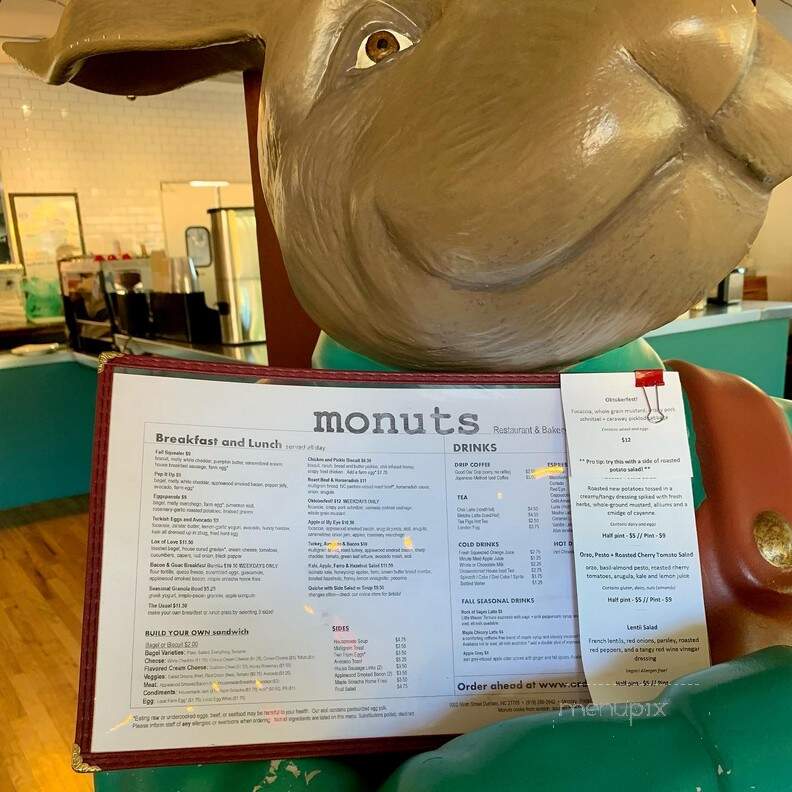 Monuts - Durham, NC menu_pic