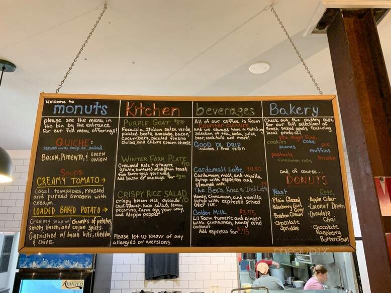 Monuts - Durham, NC menu_pic