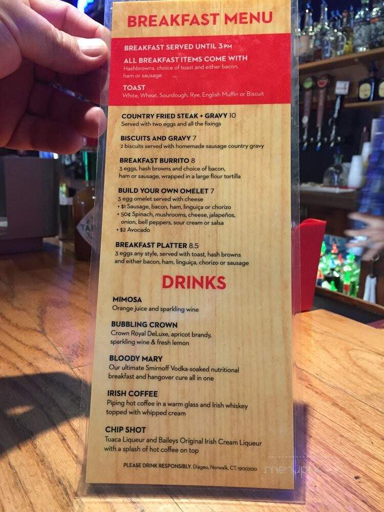 Vinnie's Bar N Grill - Concord, CA menu_pic
