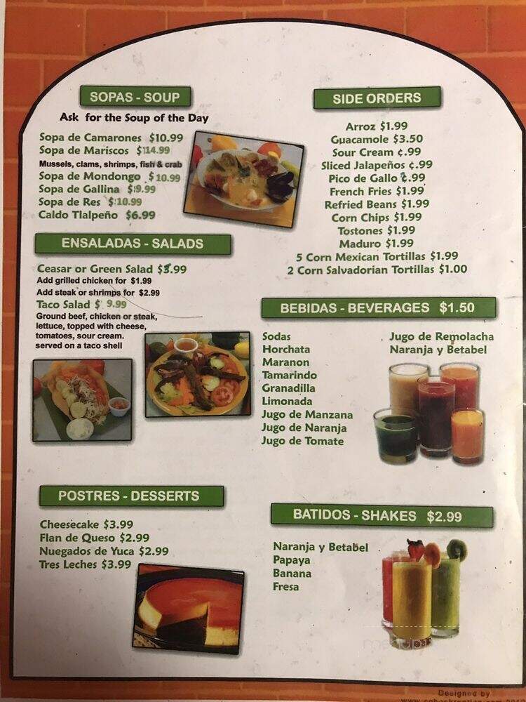 Hacienda Don Juan - Worcester, MA menu_pic