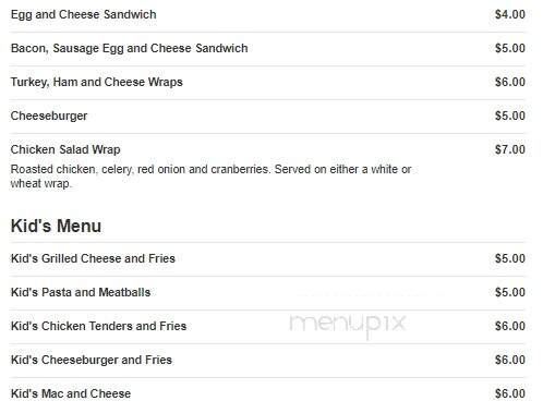 Grill On the Hill - Worcester, MA menu_pic