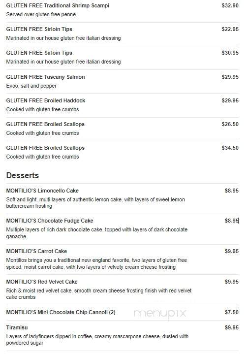 The Chateau - Stoughton, MA menu_pic