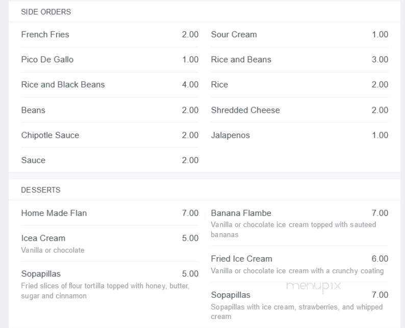 Juanito's Market - Red Bank, NJ menu_pic