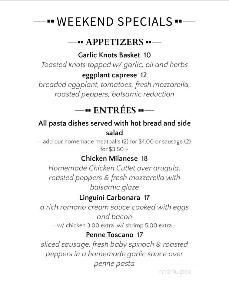 Fratelli's Towne Tavern - New Cumberland, PA menu_pic