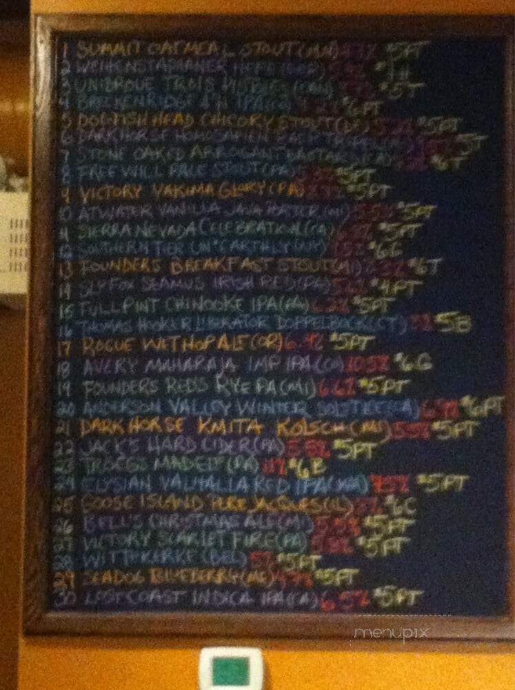 Holy Hound Taproom - York, PA menu_pic