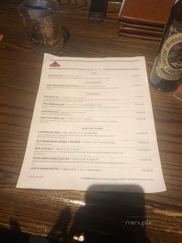 Holy Hound Taproom - York, PA menu_pic