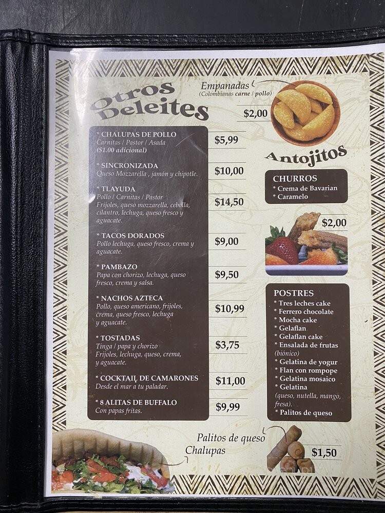 Delicious Pasteleria - Spartanburg, SC menu_pic