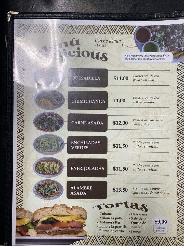 Delicious Pasteleria - Spartanburg, SC menu_pic