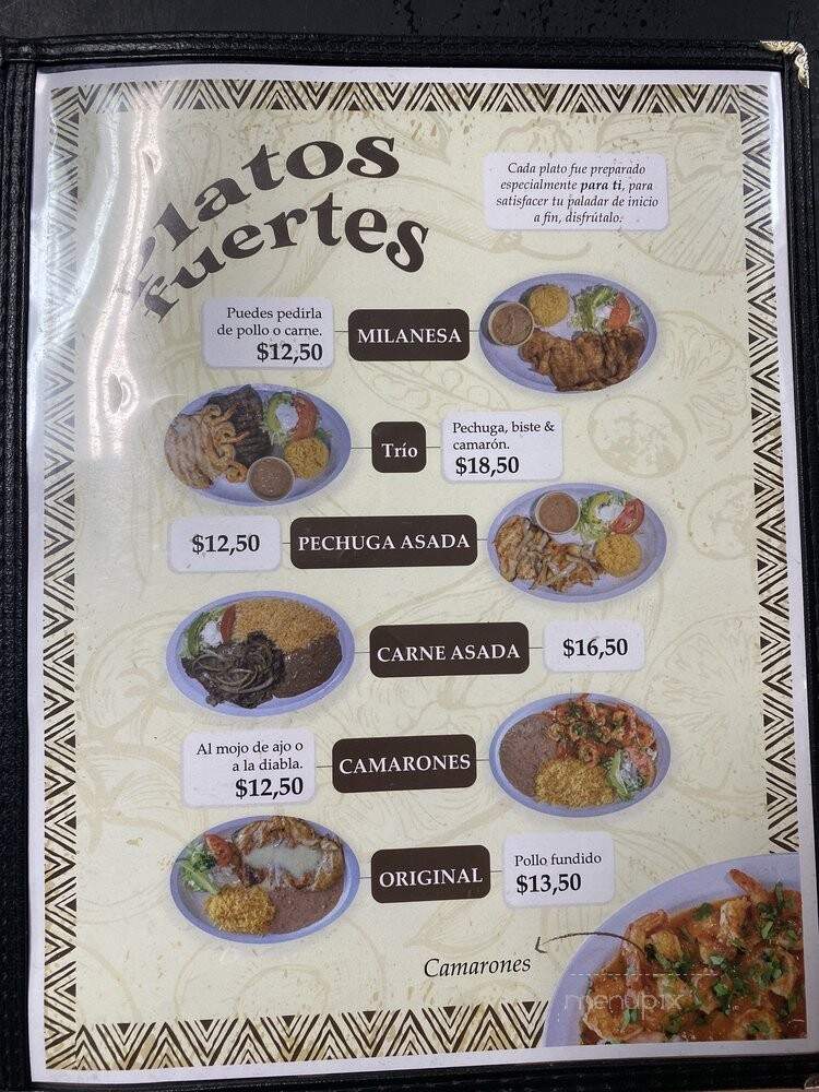 Delicious Pasteleria - Spartanburg, SC menu_pic