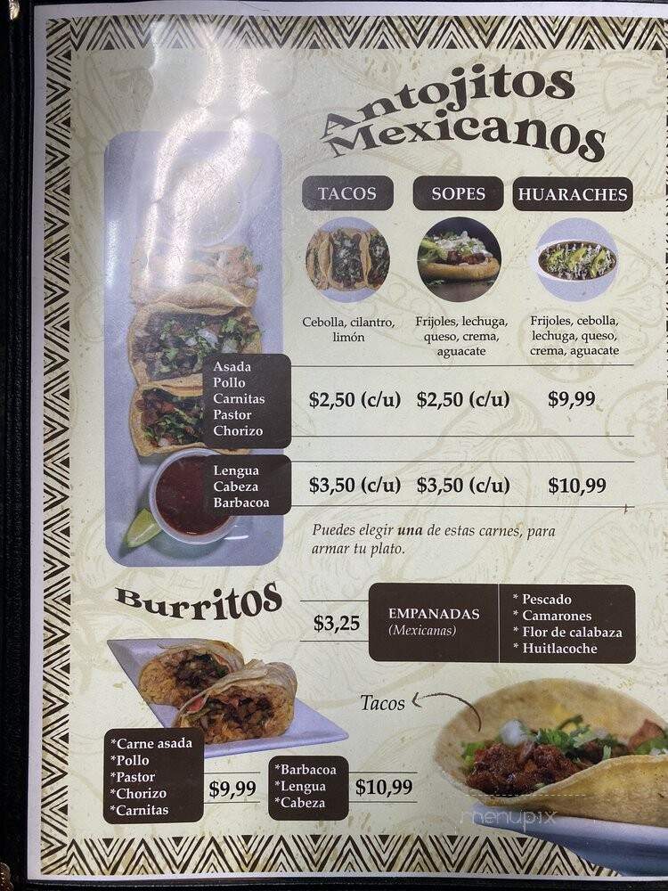 Delicious Pasteleria - Spartanburg, SC menu_pic