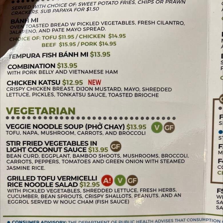 Wild Ginger - Asheville, NC menu_pic