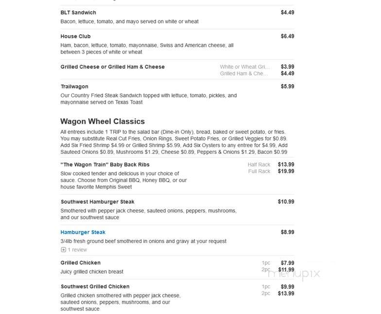Gedney's Restaurant & Grill - Roanoke, AL menu_pic