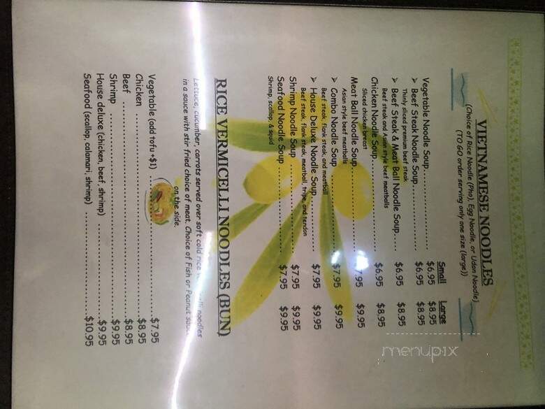 Saigon Tokyo - Saint Marys, GA menu_pic