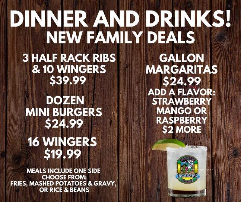 Gators Dockside - Lake City, FL menu_pic