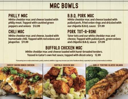 Gators Dockside - Lake City, FL menu_pic